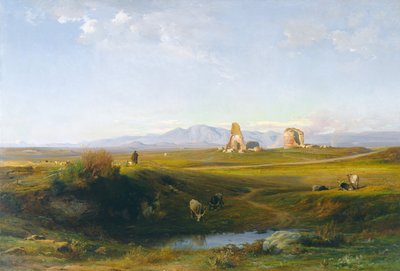A View of the Roman Countryside by Jean Achille Benouville